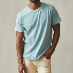 NWOT American Giant Men's Vintage Crew Tee Mineral Wash Teal Green Blue Size XL